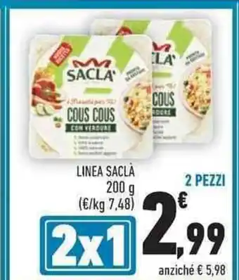 Conad City Saclà Linea 200g offerta