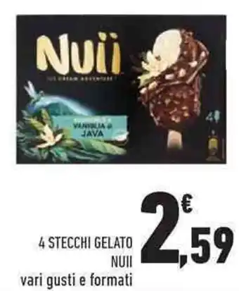 Conad City Nuii 4 Stecchi Gelato offerta