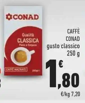Conad City Conad Caffè 250g offerta