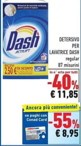 Conad City Dash Detersivo per Lavatrice offerta
