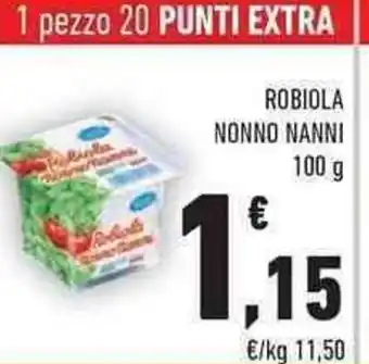 Conad City Nonno Nanni Robiola 100g offerta