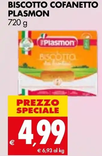 Tigros Plasmon Biscotto Cofanetto 720 g offerta