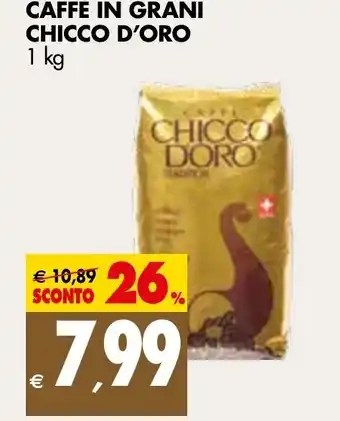 Tigros Chicco D'Oro Caffè In Grani 1 kg offerta