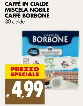 Tigros Caffè Borbone Caffè In Cialde Miscela Nobile 30 Cialde offerta