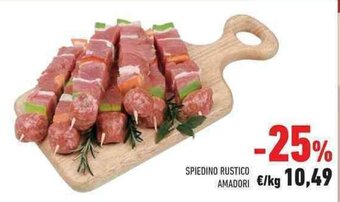 Conad City Spiedino Rustico Amadori offerta