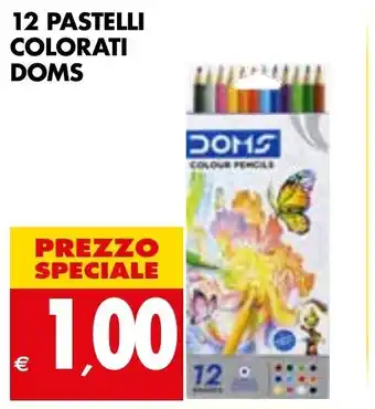 Doms 12 Pastelli Colorati