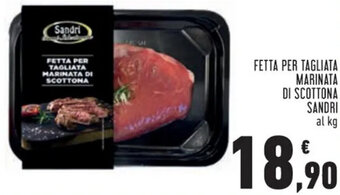 Conad Sandri Fetta Per Tagliata Marinata Di Scottona offerta