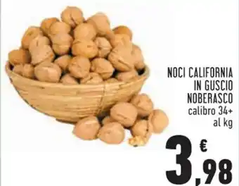 Conad Noci California In Guscio Noberasco Calibro 34+ offerta