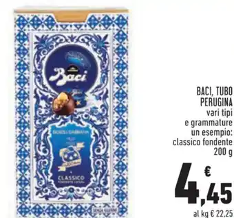 Conad Perugina Baci, Tubo Vari Tipi 200 g offerta