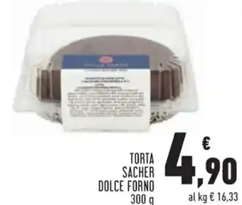 Conad Torta Sacher Dolce Forno 300 g offerta