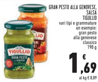 Conad Tigullio Gran Pesto Alla Genovese, Salsa 190 g offerta