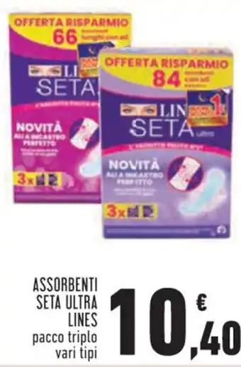 Conad Lines Seta Ultra Assorbenti Pacco Triplo offerta