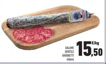Conad City Salame Gentile Ravanetti offerta