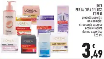 Conad L'Oréal Linea Per La Cura Del Viso 125 ml offerta
