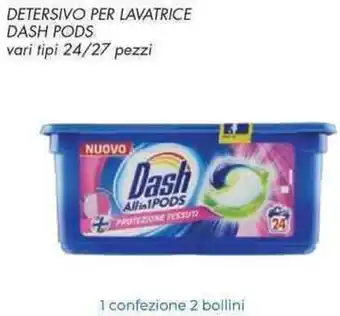 Conad City Dash Pods Detersivo per Lavatrice 24/27 pezzi offerta