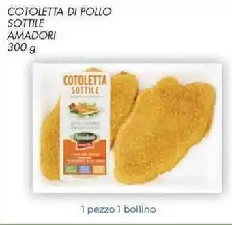 Conad City Amadori Cotoletta di Pollo Sottile 300g offerta