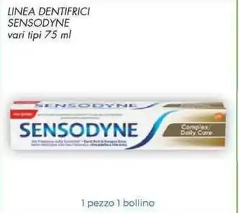 Conad City Sensodyne Linea Dentifrici 75ml offerta