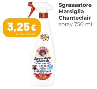 Coop Chanteclair Sgrassatore Marsiglia Spray 750 ml offerta