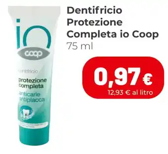 Coop Coop IO Dentifricio Protezione Completa 75 ml offerta