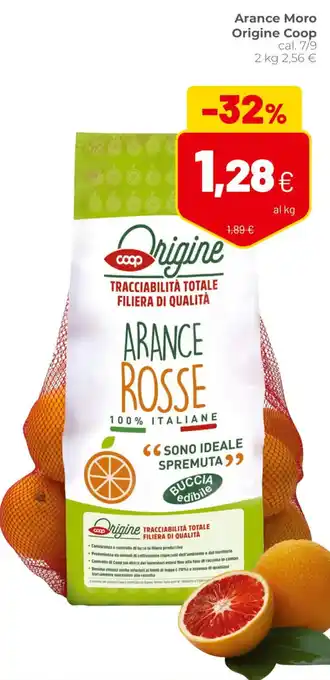 Coop Origine Coop Arance Moro cal. 7/9 offerta