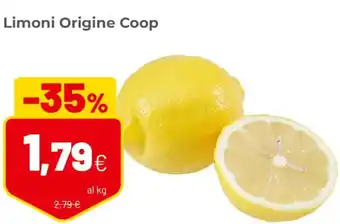 Coop Origine Coop Limoni offerta