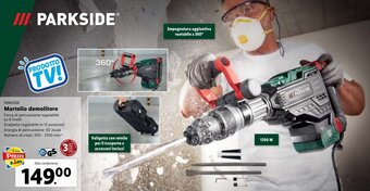 Lidl Parkside Martello demolitore offerta