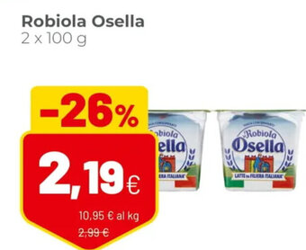 Coop Robiola Osella 2 x 100 g offerta