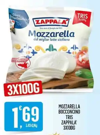 Despar Zappala' Mozzarella Bocconcino Tris 3x100g offerta