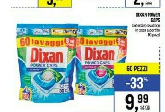 Caddy's Dixan Power Gaps Detersivo Lavatrice offerta