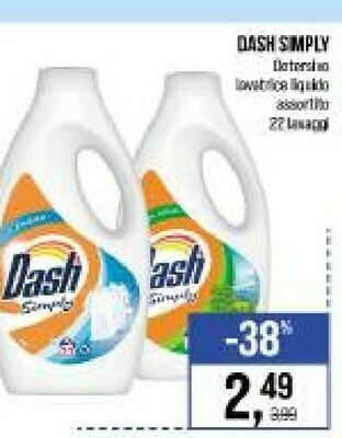 Caddy's Dash Simply offerta