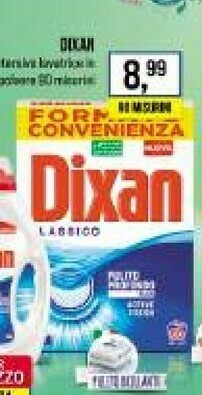 Caddy's Dixan Detersivo Lavatrice offerta