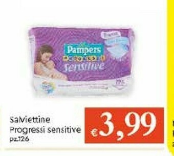 Galassia Pampers Saviettine Progressi Sensitive offerta