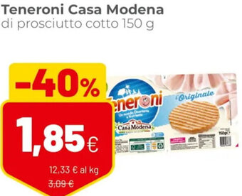 Coop Casa Modena Teneroni di Prosciutto Cotto 150 g offerta