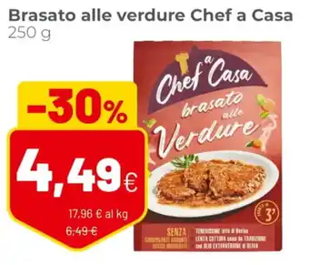 Coop Chef a Casa Brasato Alle Verdure 250 g offerta