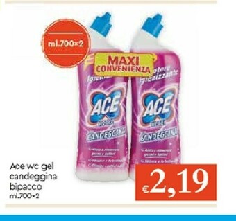 Galassia Ace Wc Gel Candeggina Bipacco offerta
