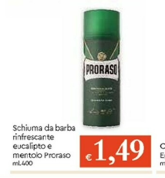 Galassia Proraso Schiuma Da Barba Rinfrescante Eucalipto E Mentolo offerta