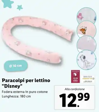 Lidl Paracolpi per lettino "Disney" 180 cm offerta