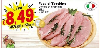 Prix Quality Fesa Di Tacchino Confezione Famiglia offerta