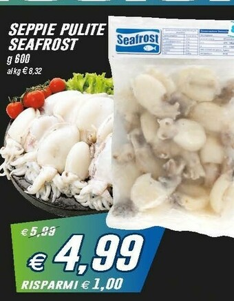 Seafrost Seppie Pulite
