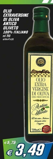 Prix Quality Uliveto Olio Extravergine Di Oliva Antico offerta