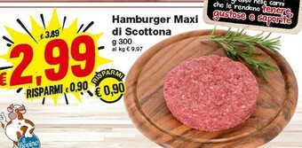 Prix Quality Hamburger Maxi Di Scottona offerta