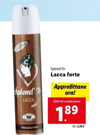 Splend'Or Lacca forte 500 ml