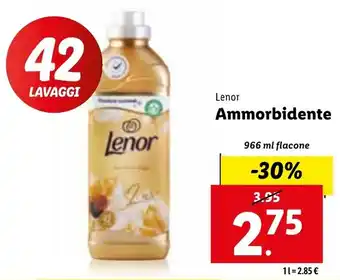 Lidl Lenor Ammorbidente 966 ml flacone offerta