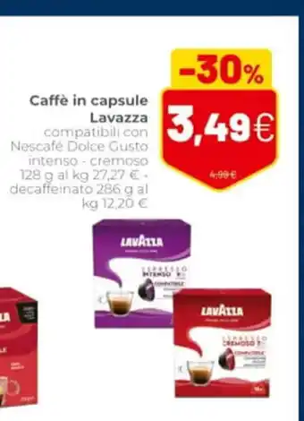 Coop Caffè in capsule Lavazza 128 g offerta