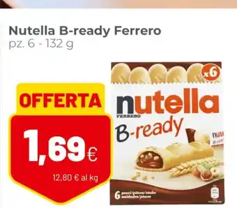 Coop Nutella B-ready Ferrero pz. 6 - 132 g offerta