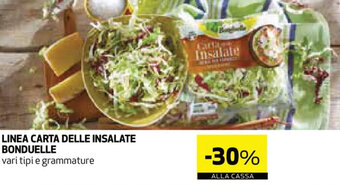 Coop Bonduelle Linea Carta Delle Insalate offerta