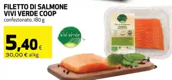 Coop Coop Vivi Verde Filetto di Salmone 180 g offerta