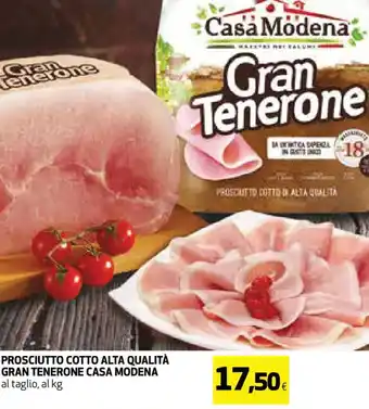 Coop Casa Modena Gran Tenerone Prosciutto Cotto Alta Qualità offerta