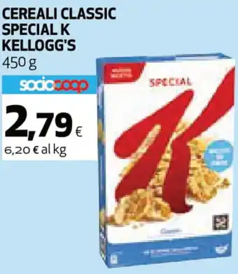 Coop Kellogg's Special K Cereali Classic 450 g offerta