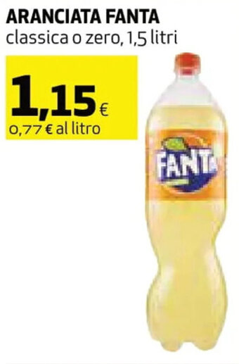 Coop Fanta Aranciata 1,5 litri offerta